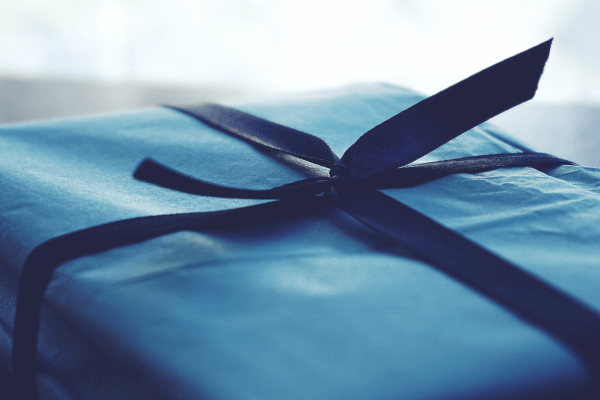 Cadeau bleu