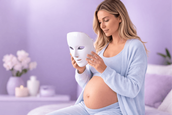 Masque LED grossesse