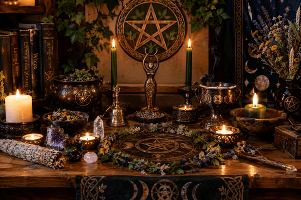 Autel wicca : le guide complet pour créer votre espace sacré