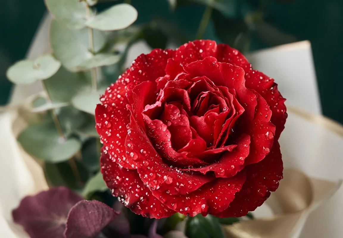 rose rouge